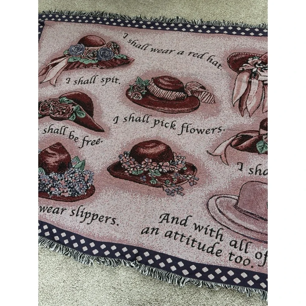 Pure Country Weavers Red‎ Hat Tapestry 1433-T 100% Cotton 73x54